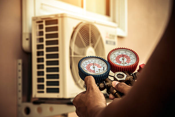 Professional Hvac technician working in Tryon, NC